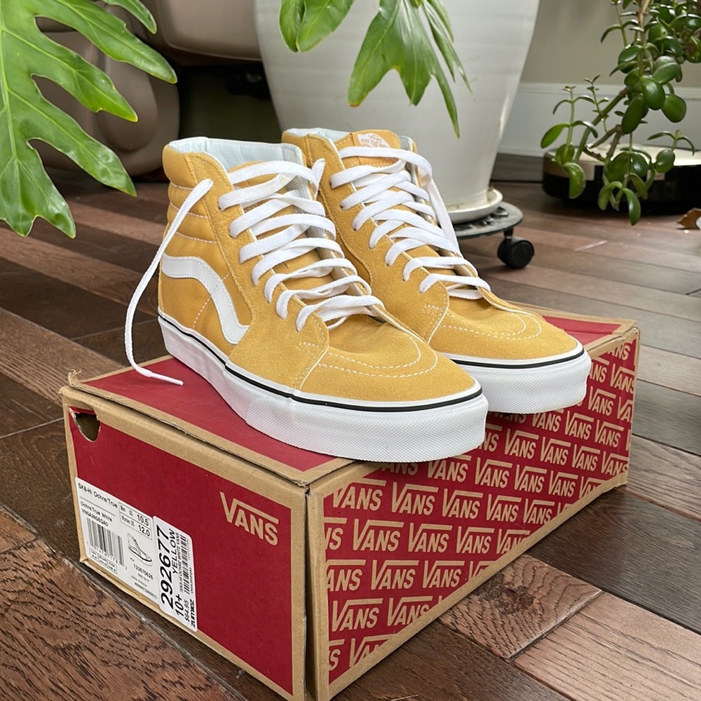SK8-Hi Ochre/True White